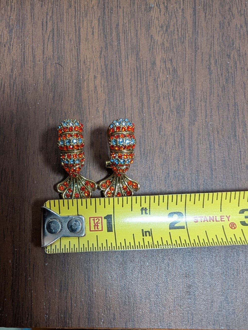 Heidi Daus Maine Lobster Earrings - Picture 5 of 5